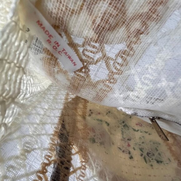 Vintage Woven Lacy Tote Bag - Picture 5 of 6